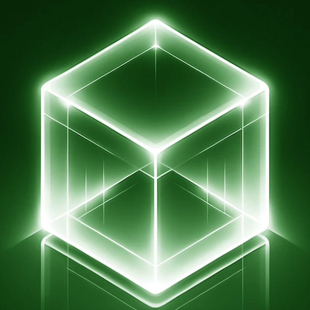 DappAstra Blockchain Developer Cube Green