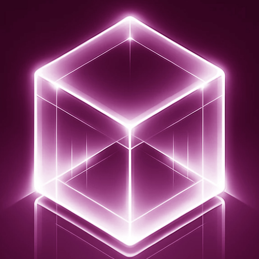 DappAstra Blockchain Developer Cube Magenta