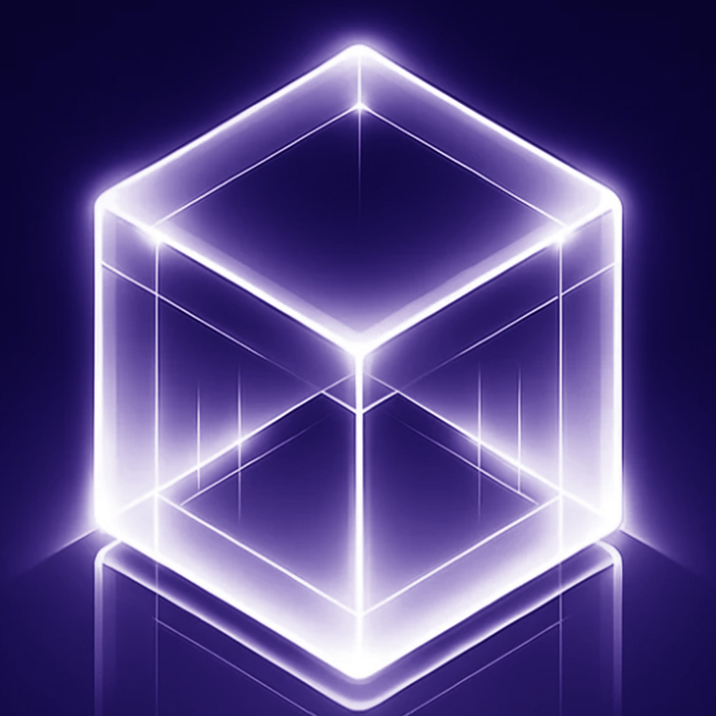 DappAstra Blockchain Developer Cube Purple